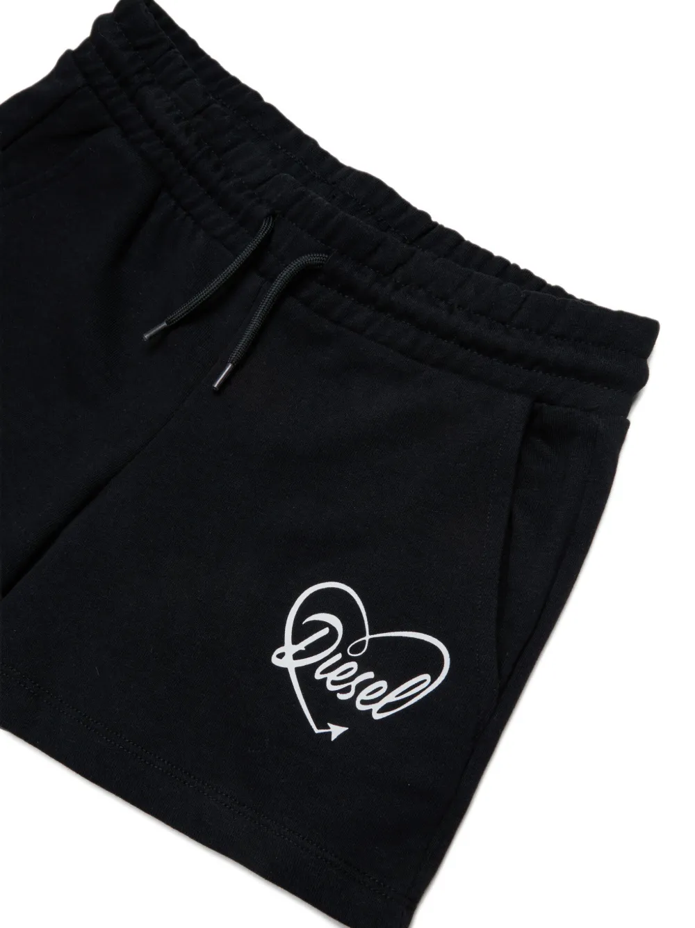 Diesel Kids Shorts met trekkoord Zwart