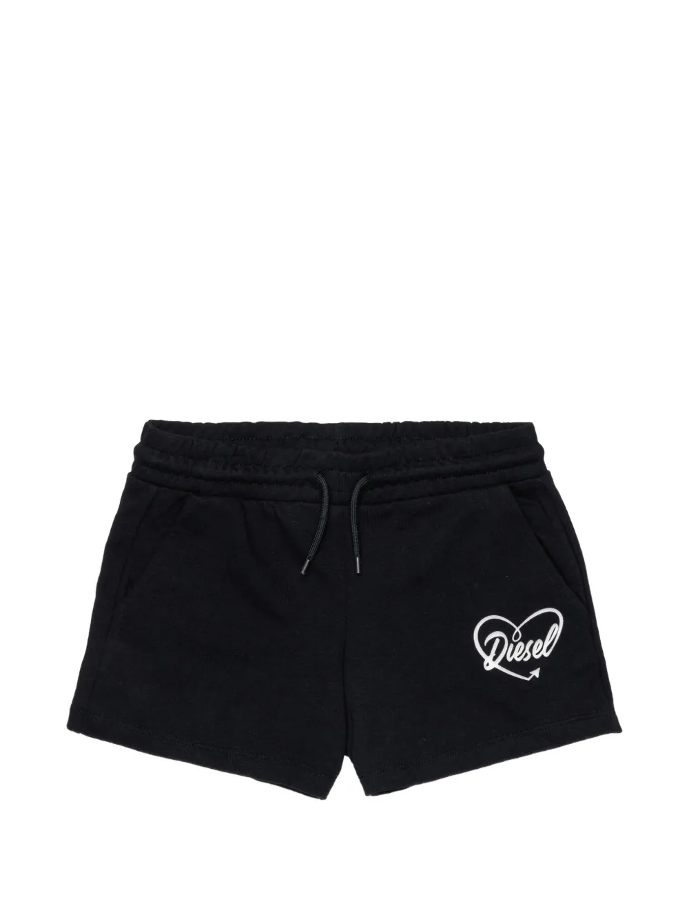 Diesel Kids drawstring casual shorts - Black
