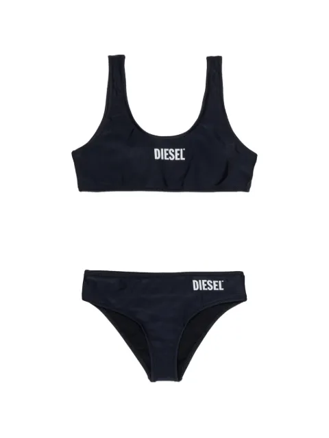 Diesel Kids bikini con logo estampado