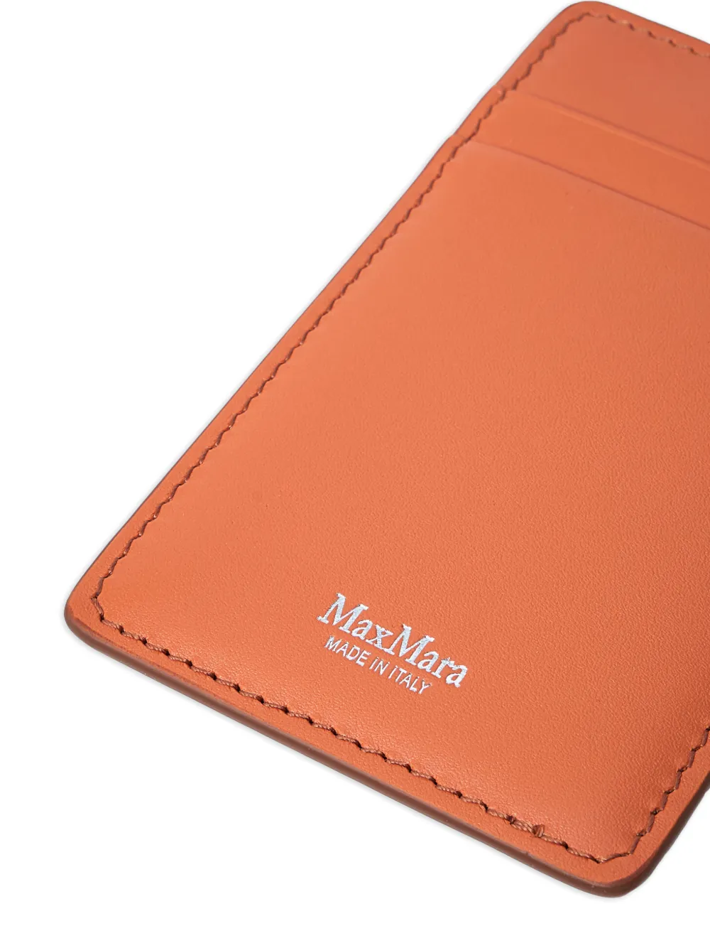  Max Mara Pebble-grain Badge Holder - Orange 