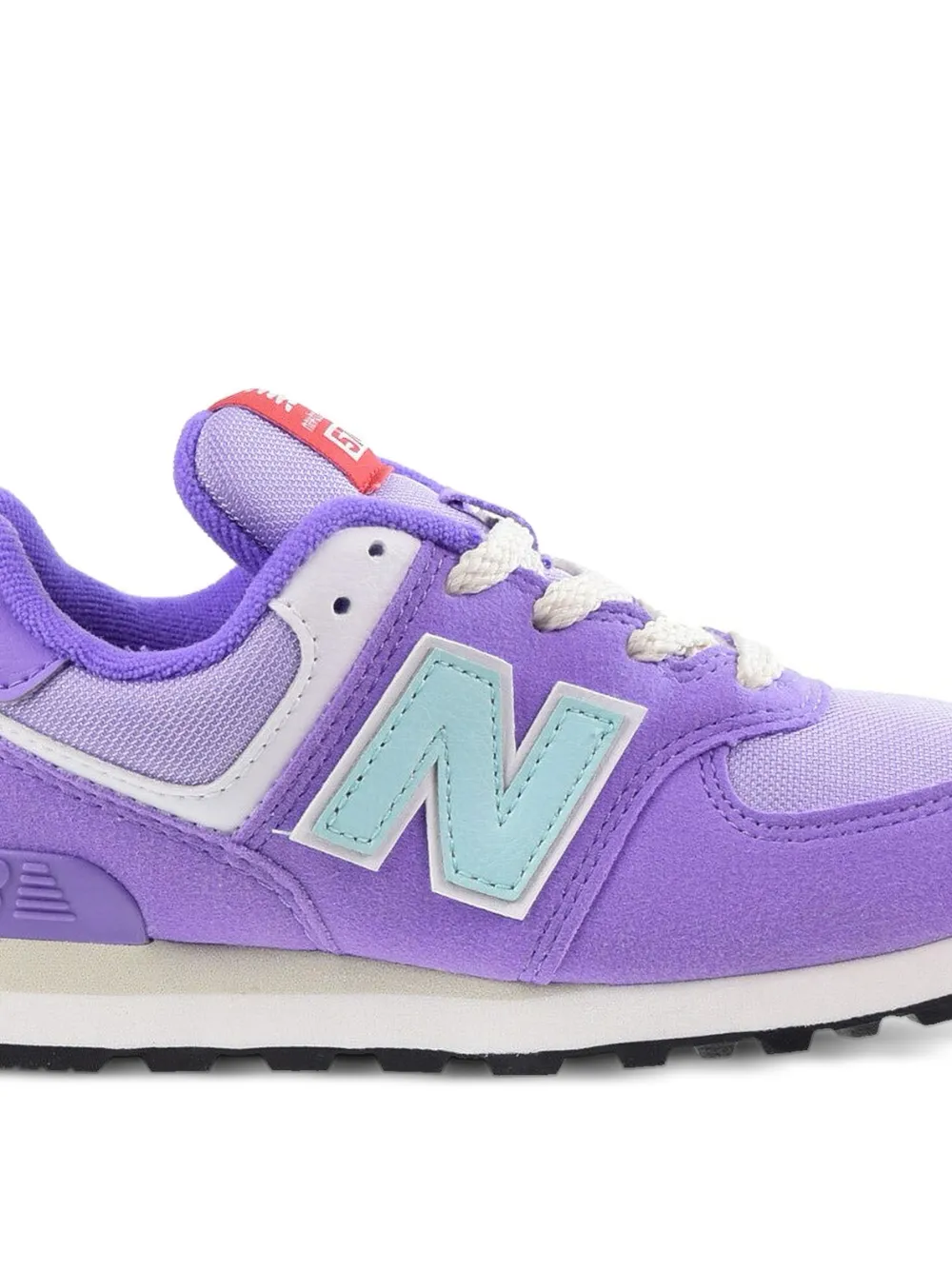 New Balance Kids 574 sneakers met logopatch Paars