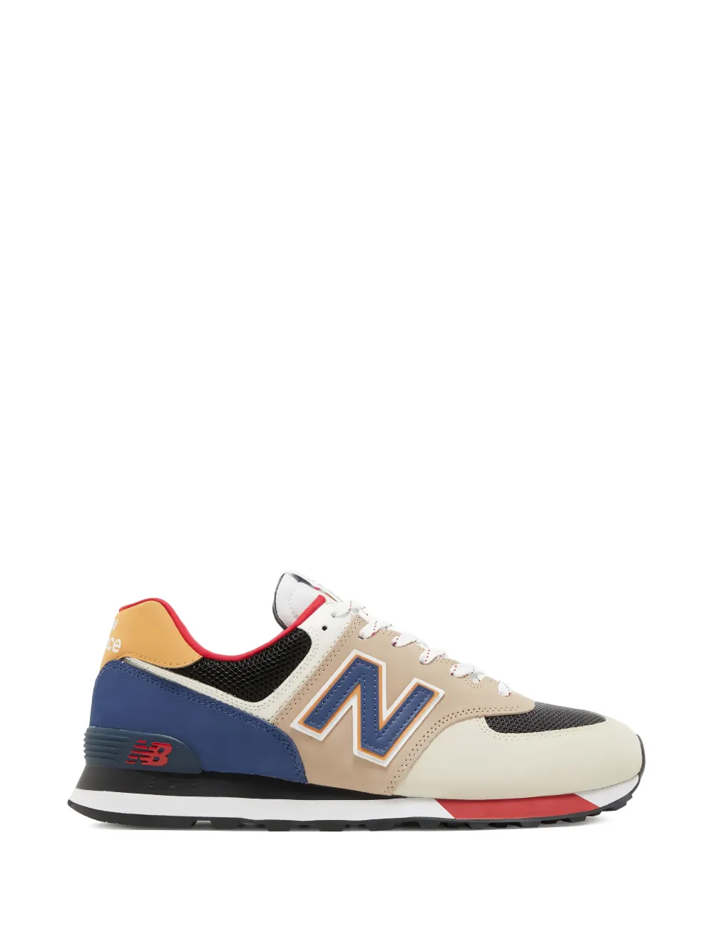 New Balance 574 logo-patch sneakers - Toni neutri
