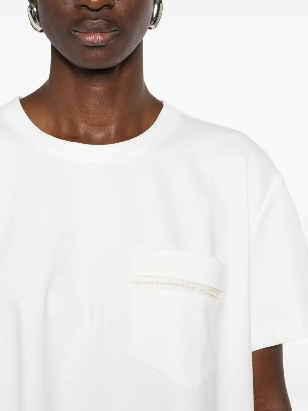Fabiana Filippi T-shirt met ronde hals Wit