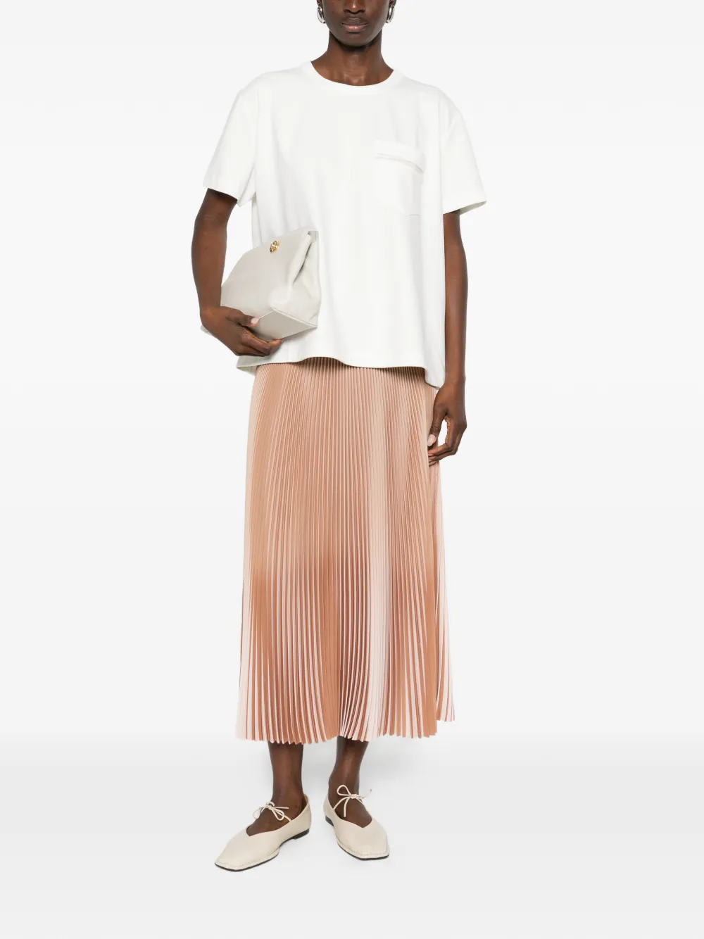 Fabiana Filippi T-shirt met ronde hals Wit