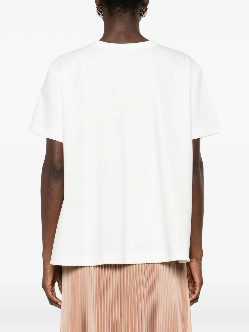Fabiana Filippi T-shirt met ronde hals Wit