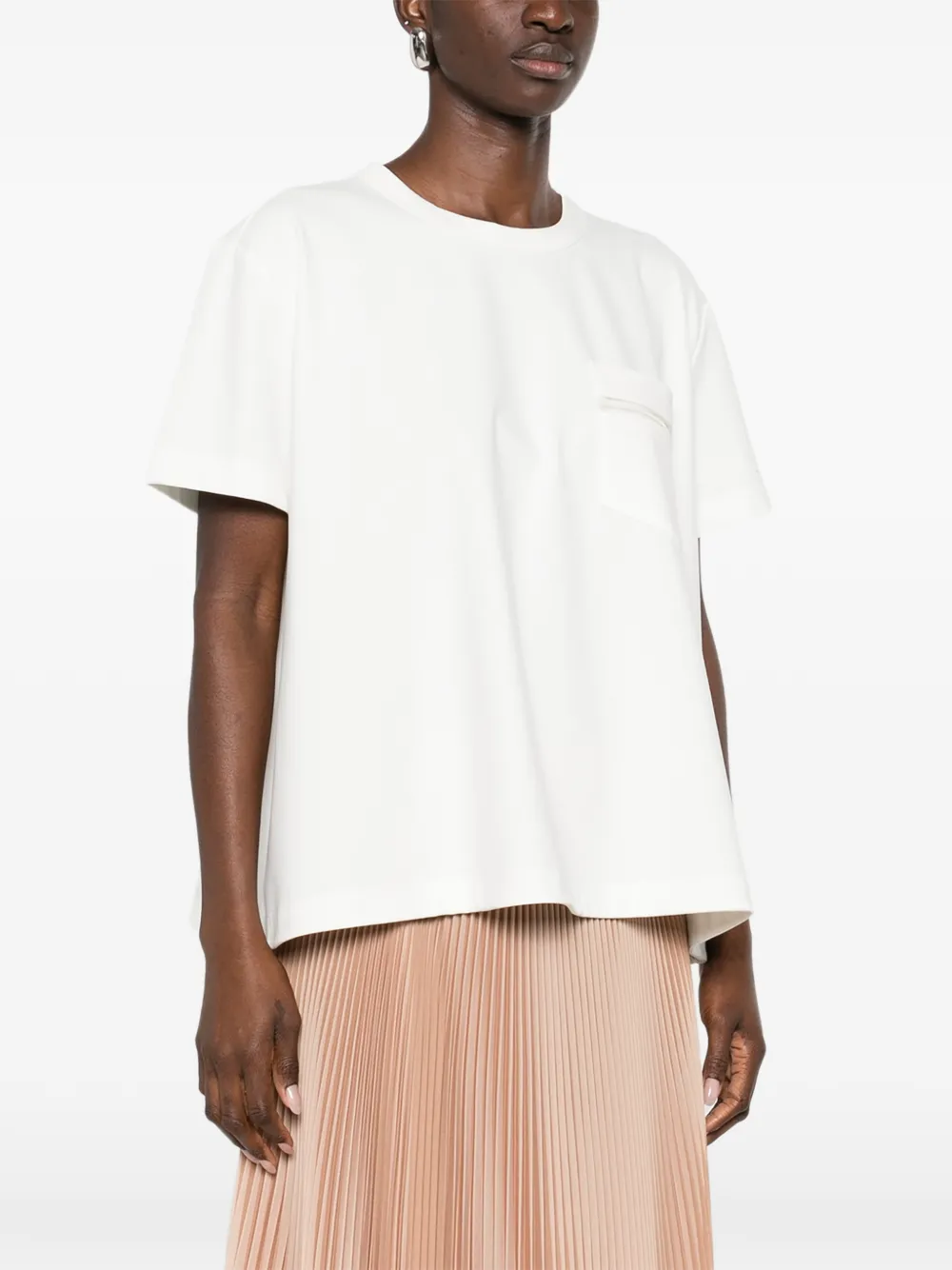 Fabiana Filippi T-shirt met ronde hals Wit