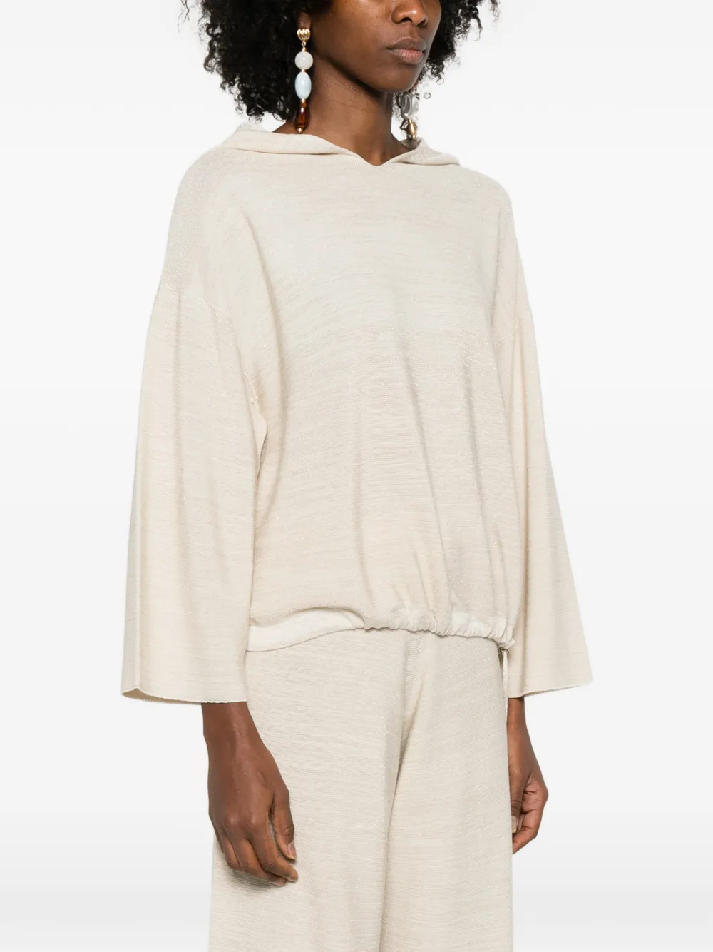 Fabiana Filippi Trui met trekkoord afwerking Beige
