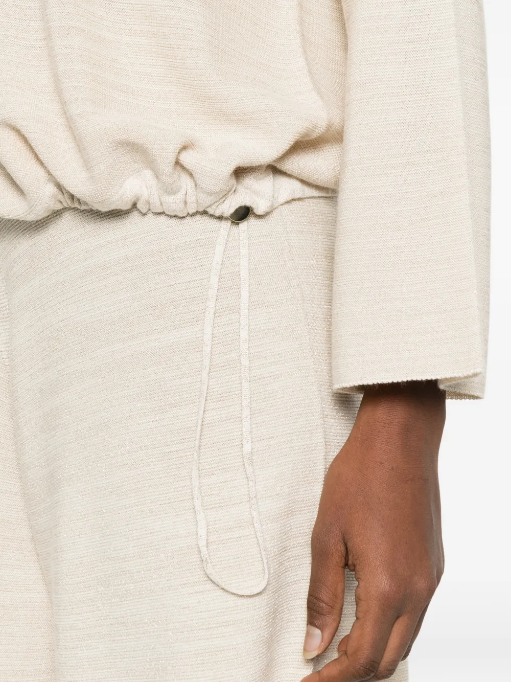 Fabiana Filippi Trui met trekkoord afwerking Beige
