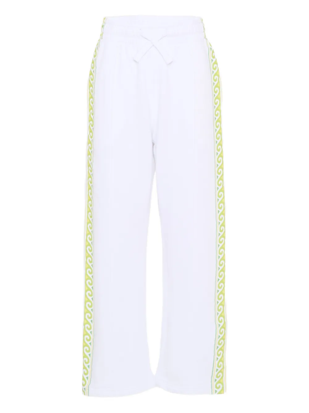CASABLANCA KIDS wave-print trousers - Bianco