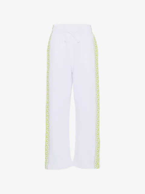 CASABLANCA KIDS wave-print trousers