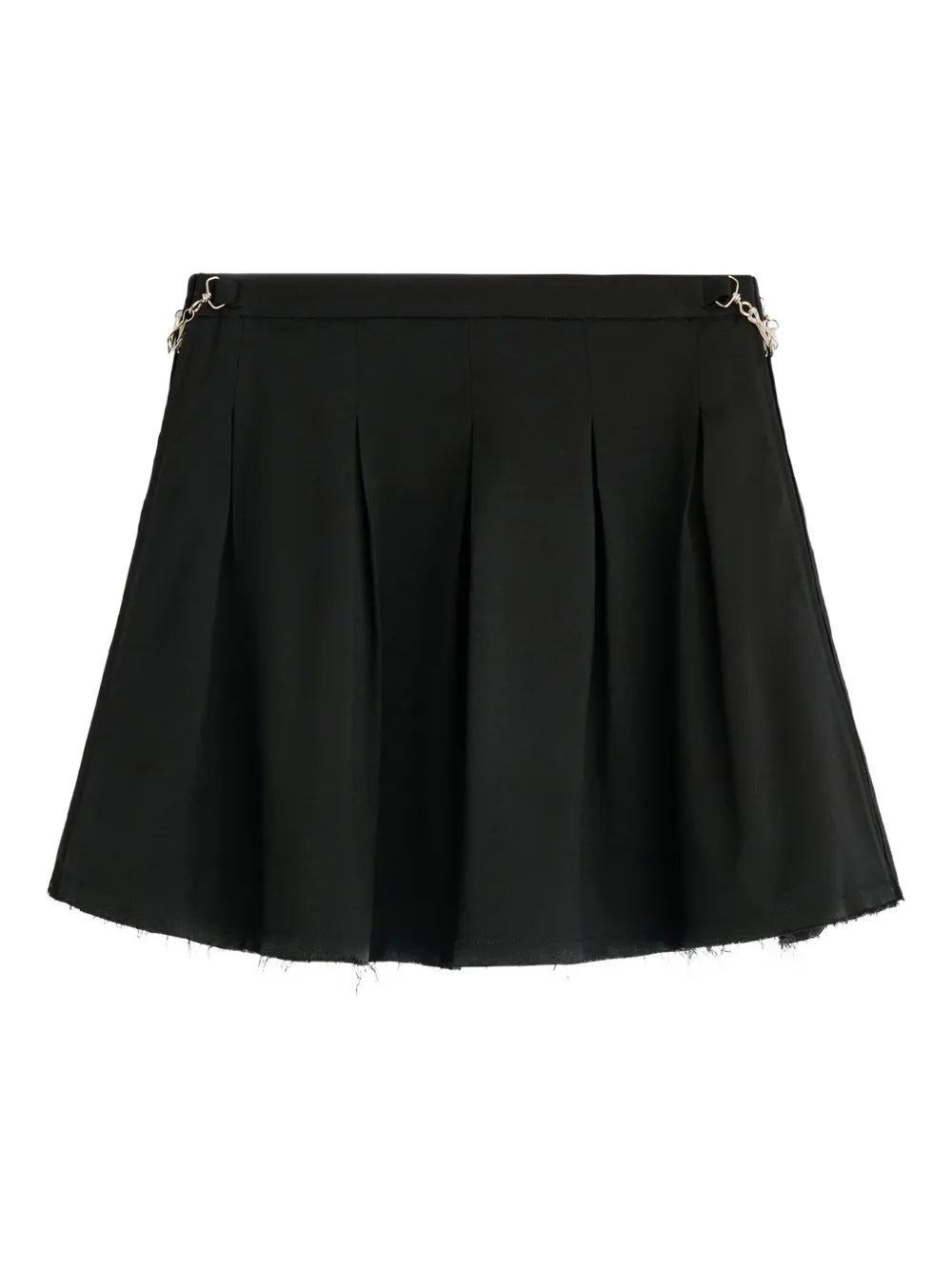 OUR LEGACY Object frayed pleated skirt - Nero