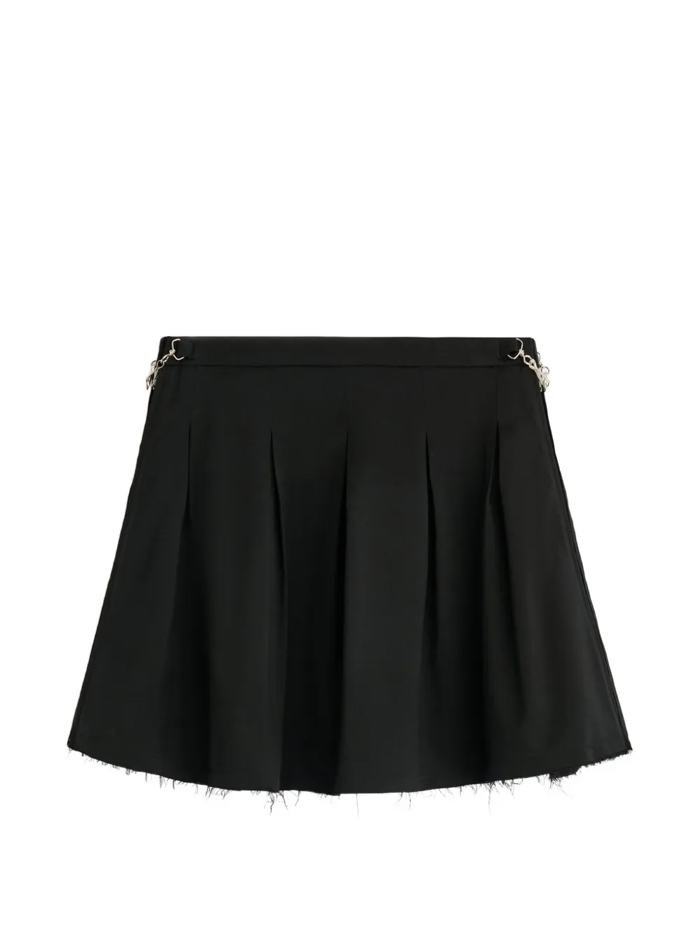 OUR LEGACY Object frayed pleated skirt - Schwarz