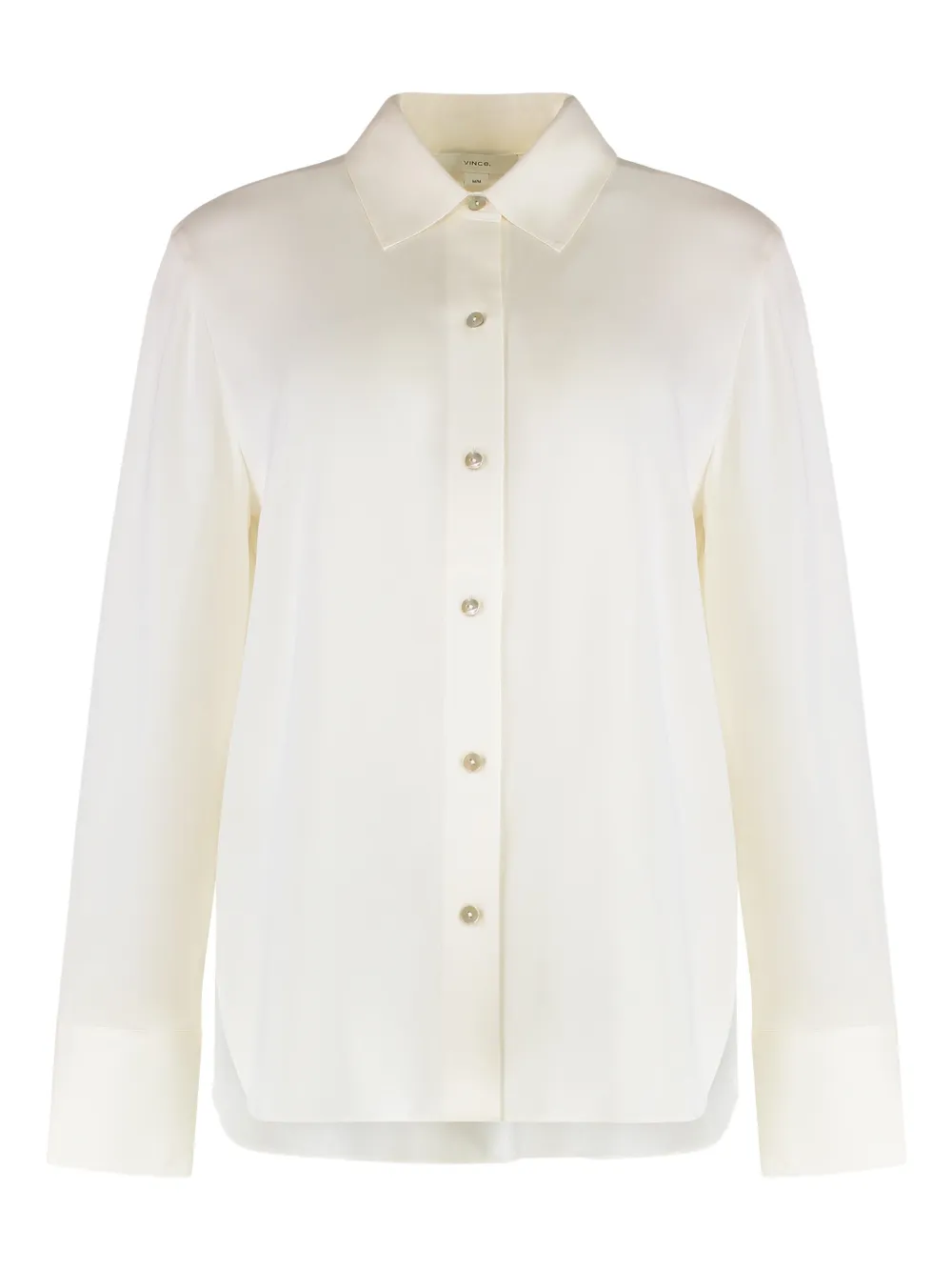 Vince buttoned-collared shirt - Nude