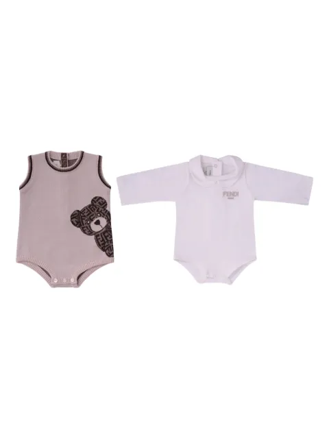 Fendi Kids Bear-intarsia babywear