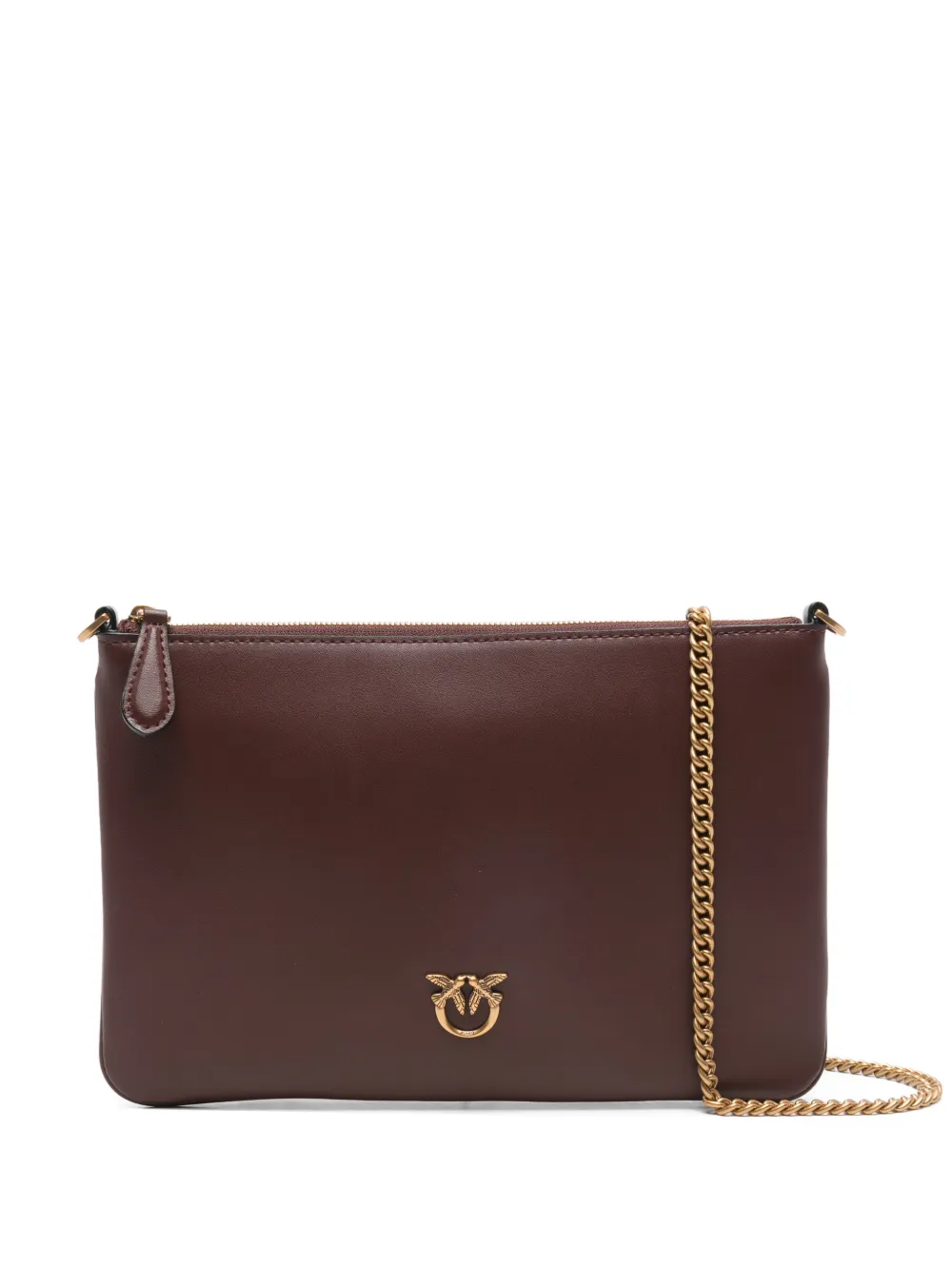 PINKO Love Flat Classic clutch - Rosso