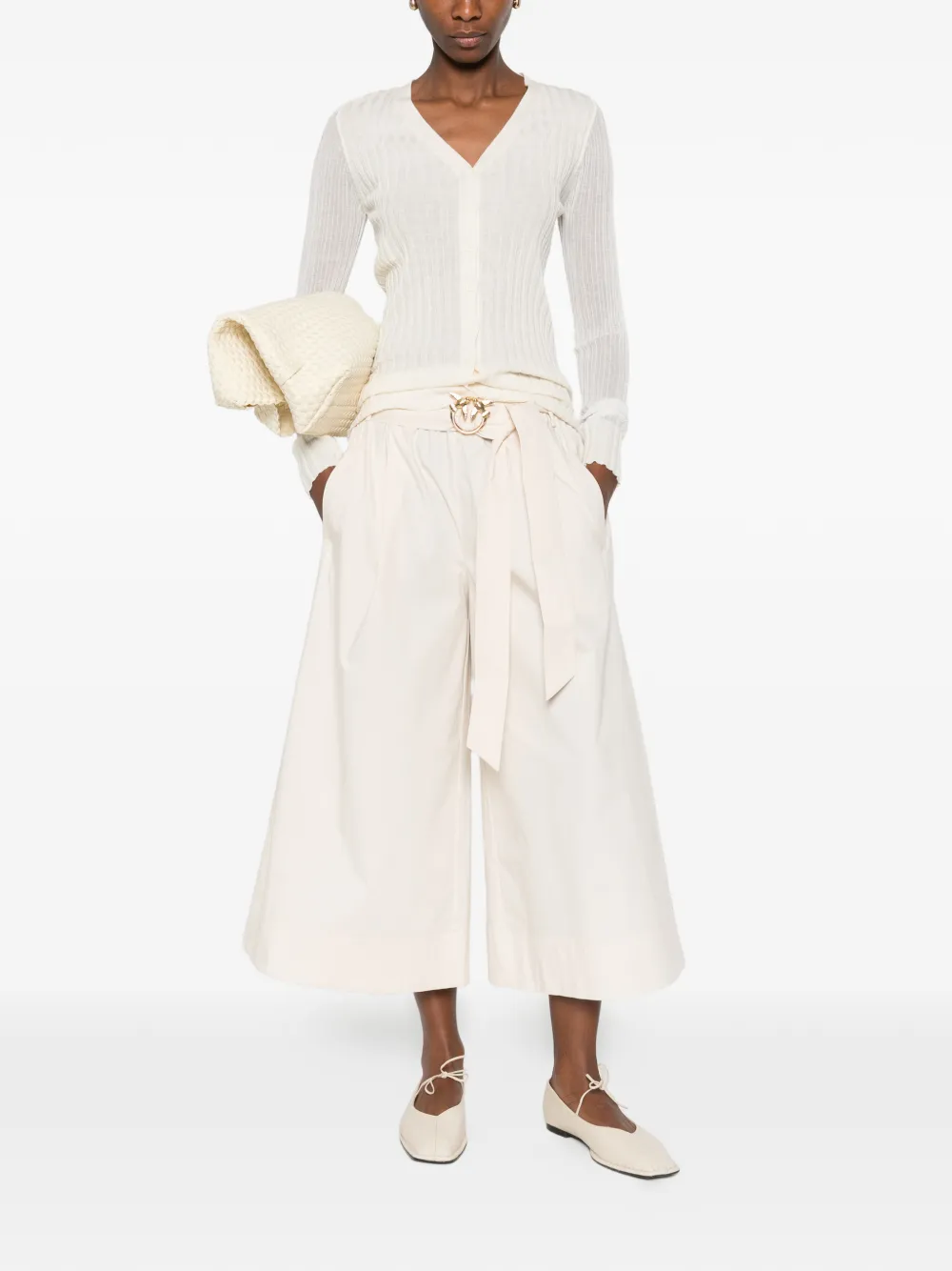 PINKO Vest met V-hals Beige