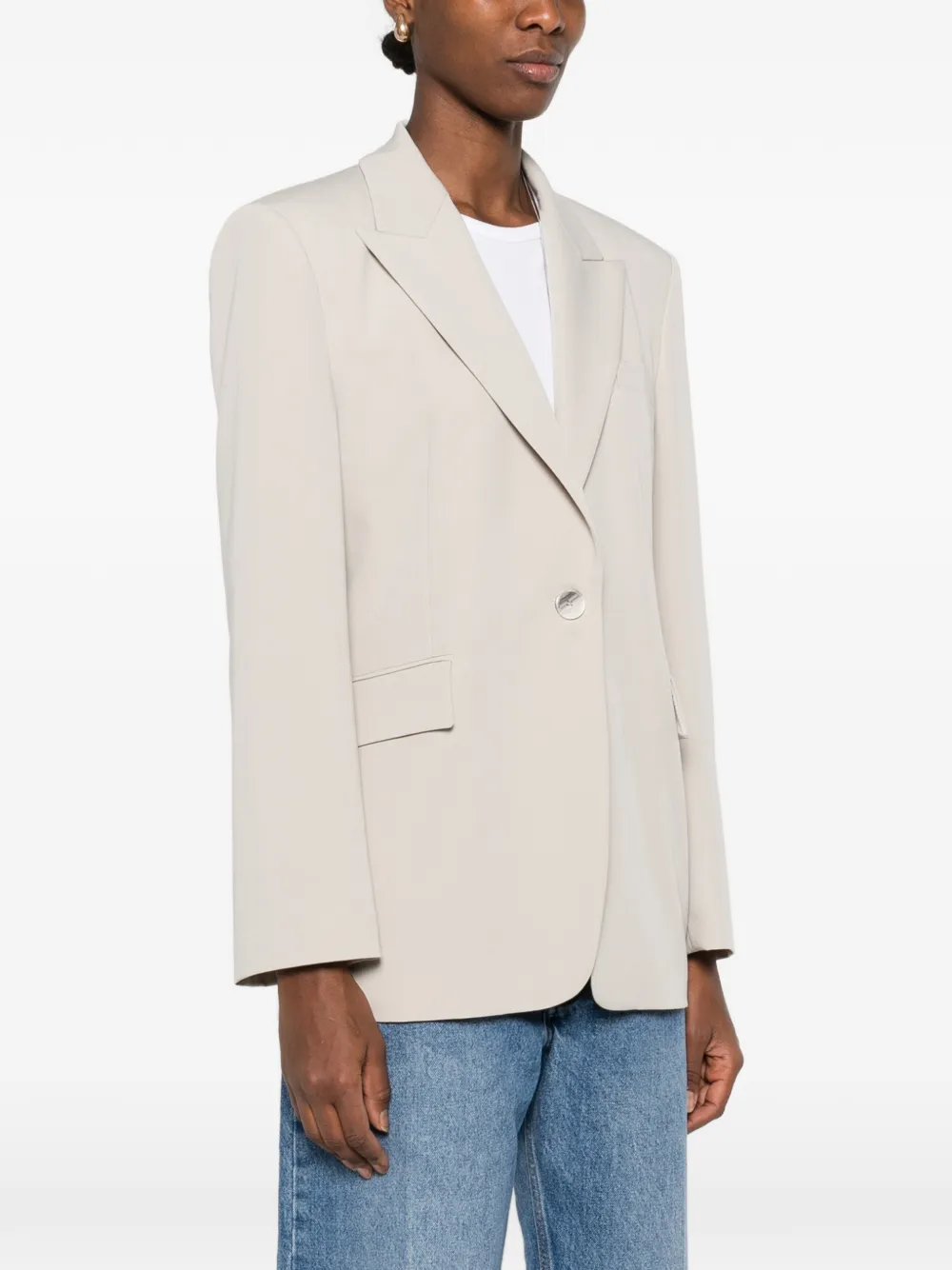 Pinko Single-button Blazer - Neutrals 