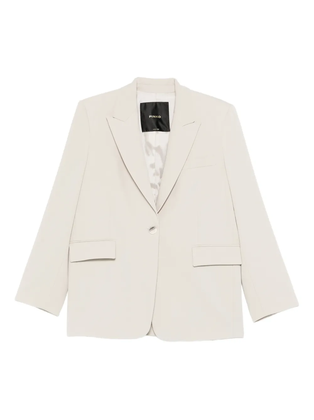 PINKO single-button blazer - Toni neutri
