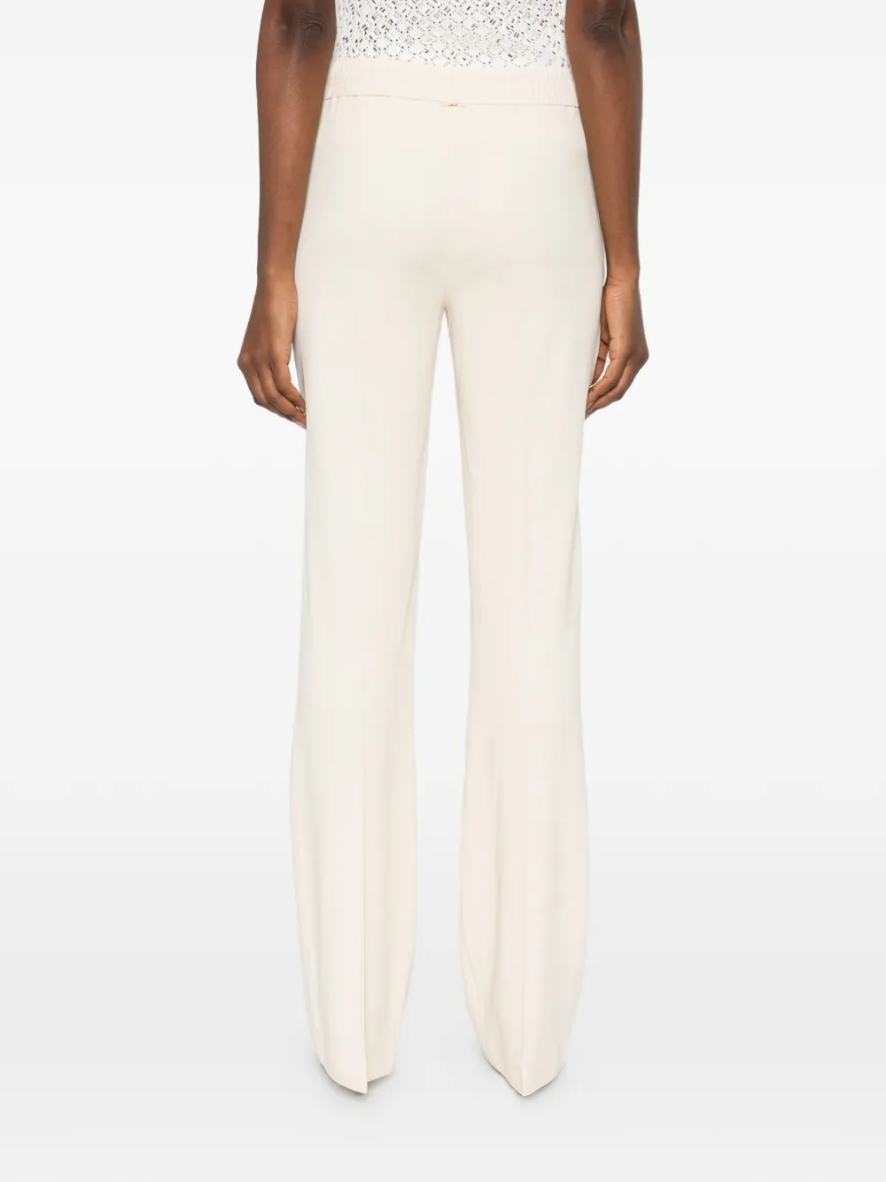 TWINSET Broek met elastische taille Beige