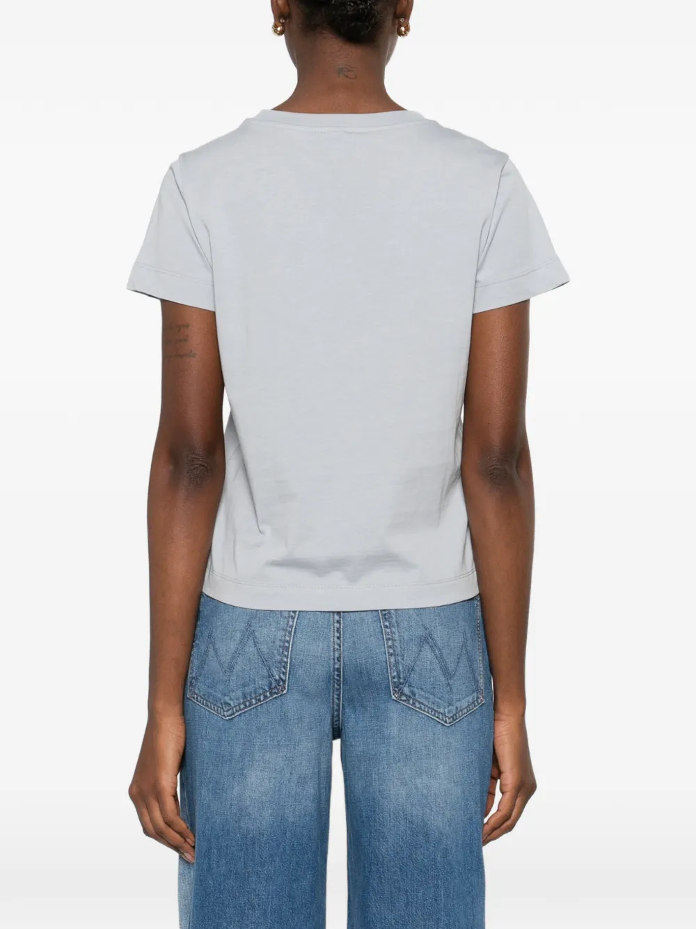 PINKO T-shirt met logopatch Blauw