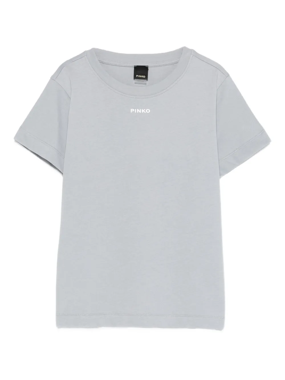 PINKO logo-appliqué T-shirt - Blu