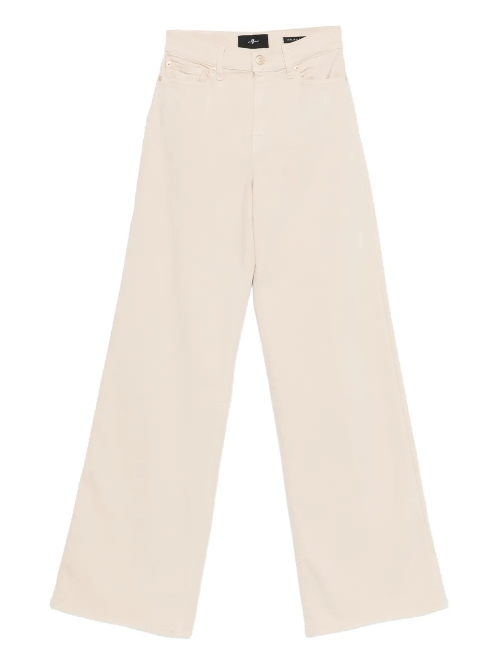 7 For All Mankind wide-leg jeans - Nude