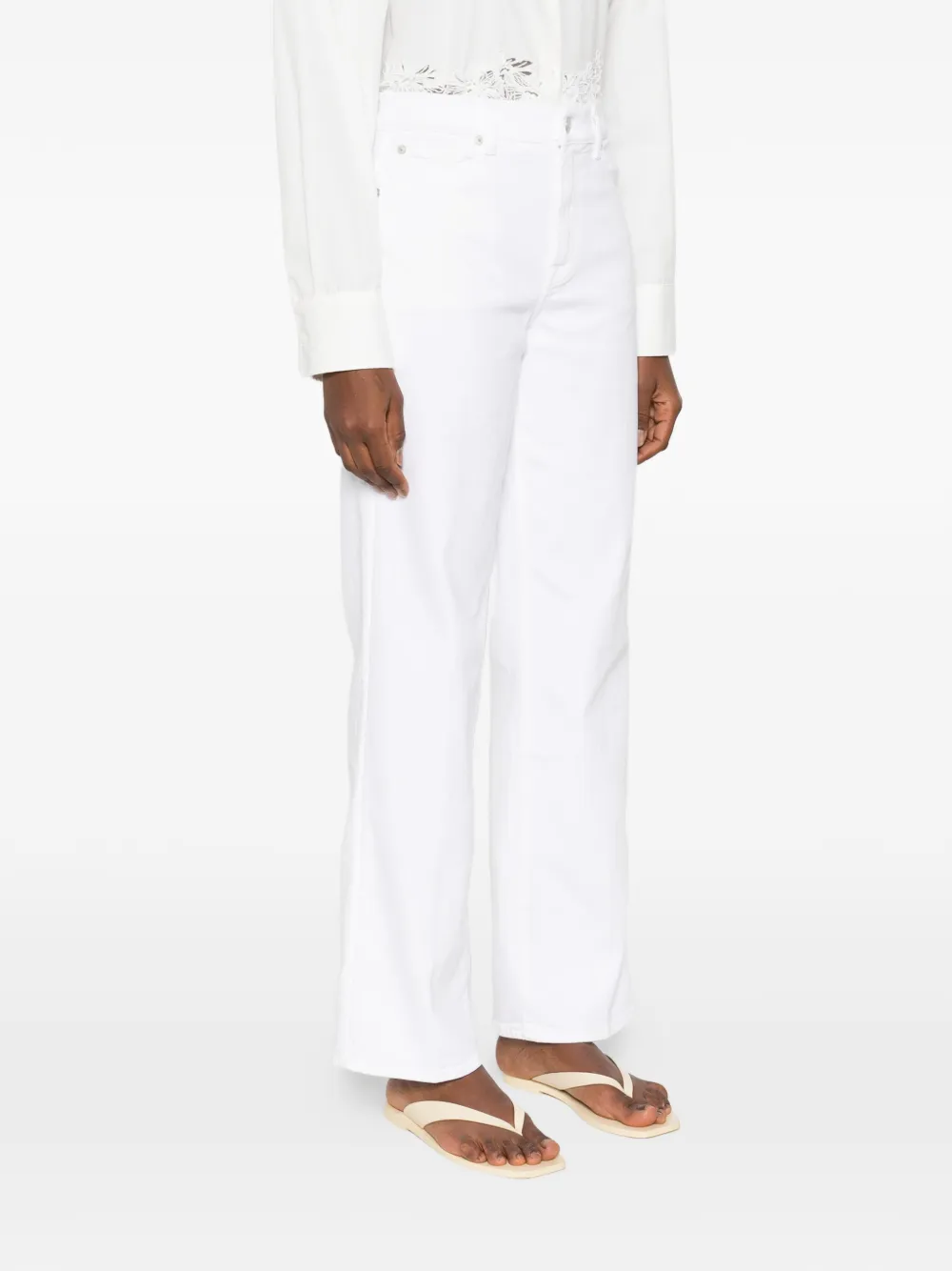  7 For All Mankind Five-pockets Jeans - White 
