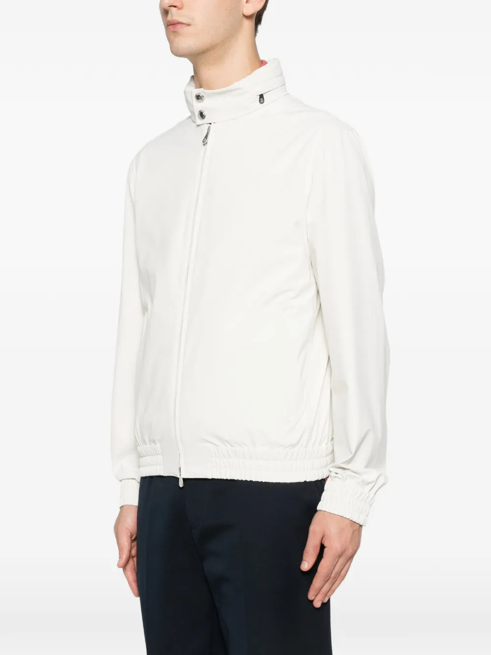 Brunello Cucinelli Jack met hoge hals Wit