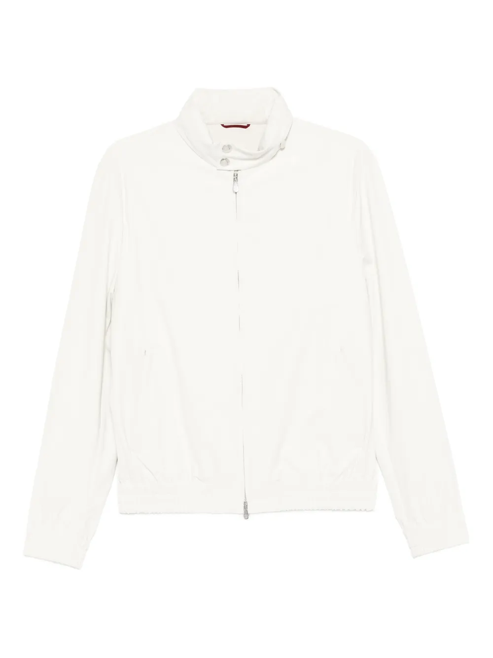 Brunello Cucinelli high-neck jacket - Weiß