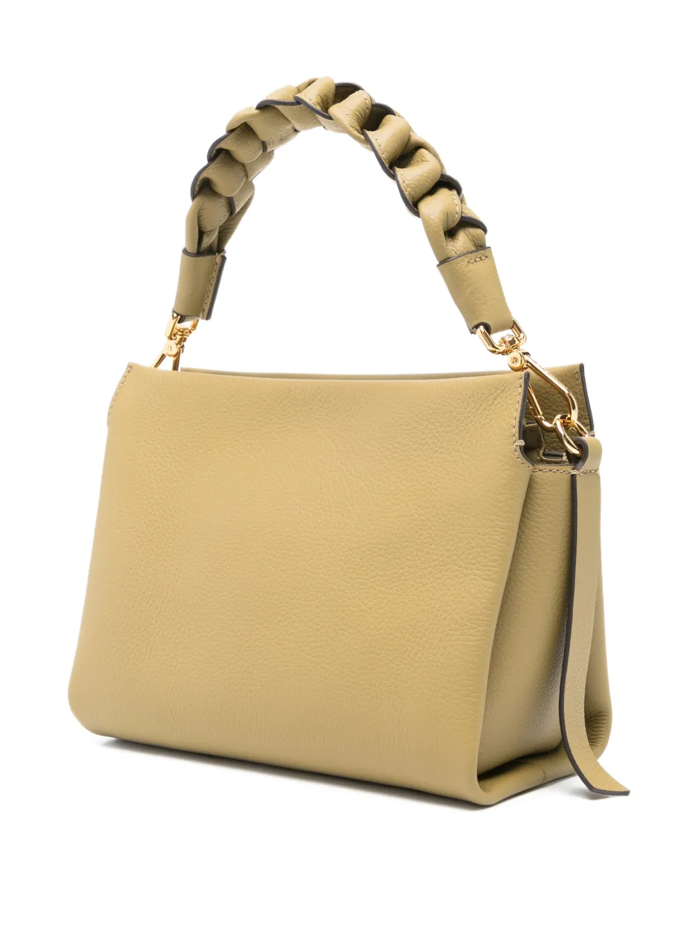 Coccinelle Shopper met gevlochten handgreep Beige