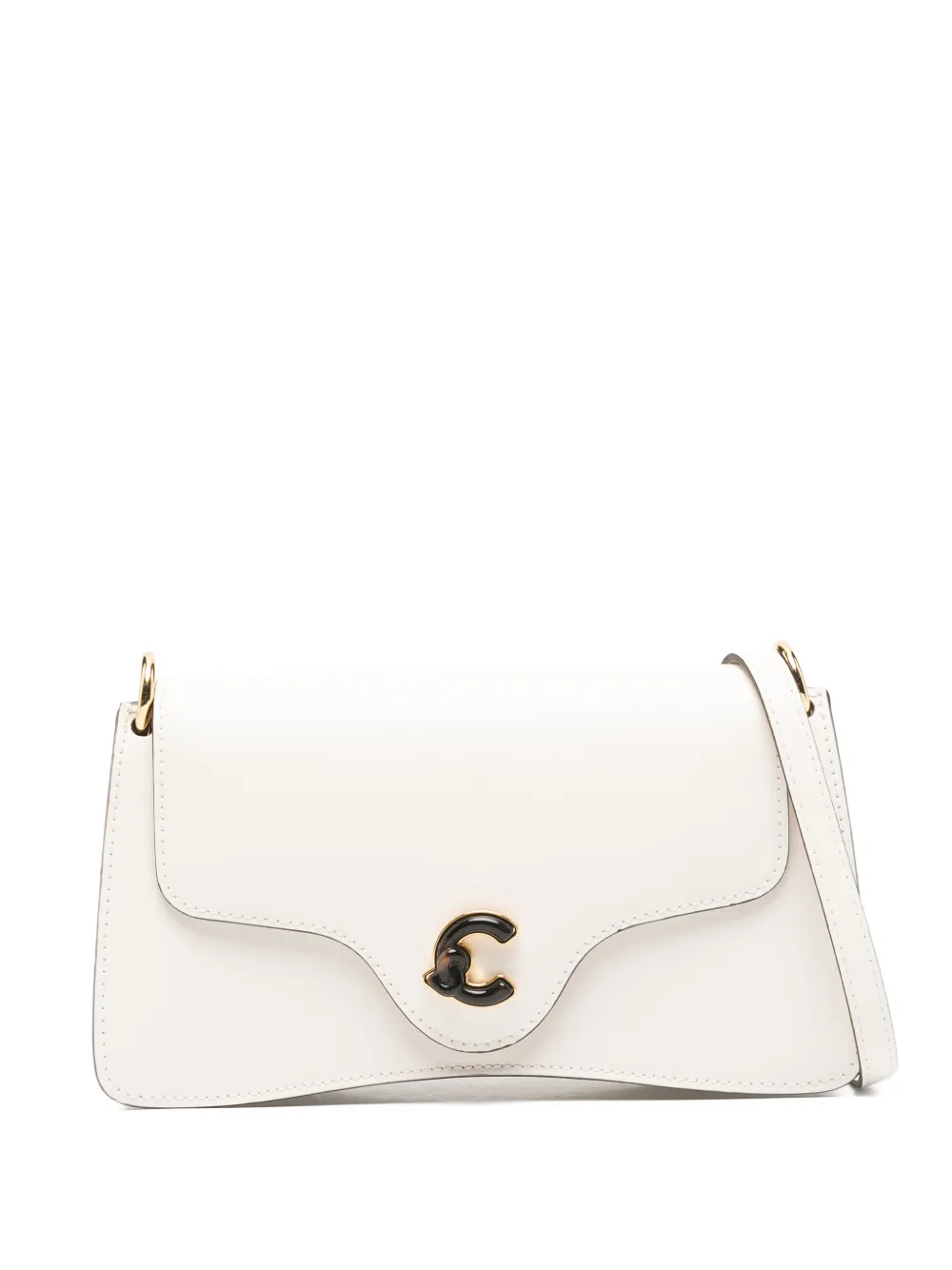 Coccinelle small C-Me logo cross body bag - Bianco