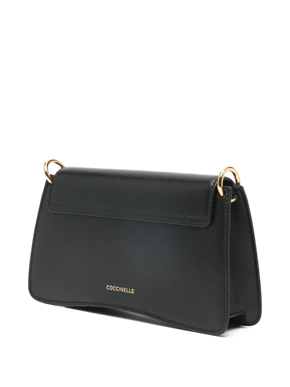 Coccinelle Kleine C-Me crossbodytas met logo Zwart