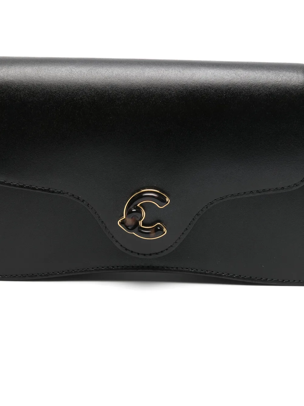 Coccinelle Kleine C-Me crossbodytas met logo Zwart