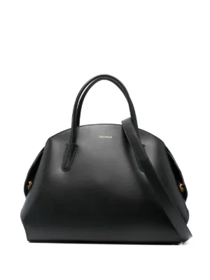 Sac à Main épaule Coccinelle Priscilla Cuir Grainé Noir, Neuf Avec étiquettes
