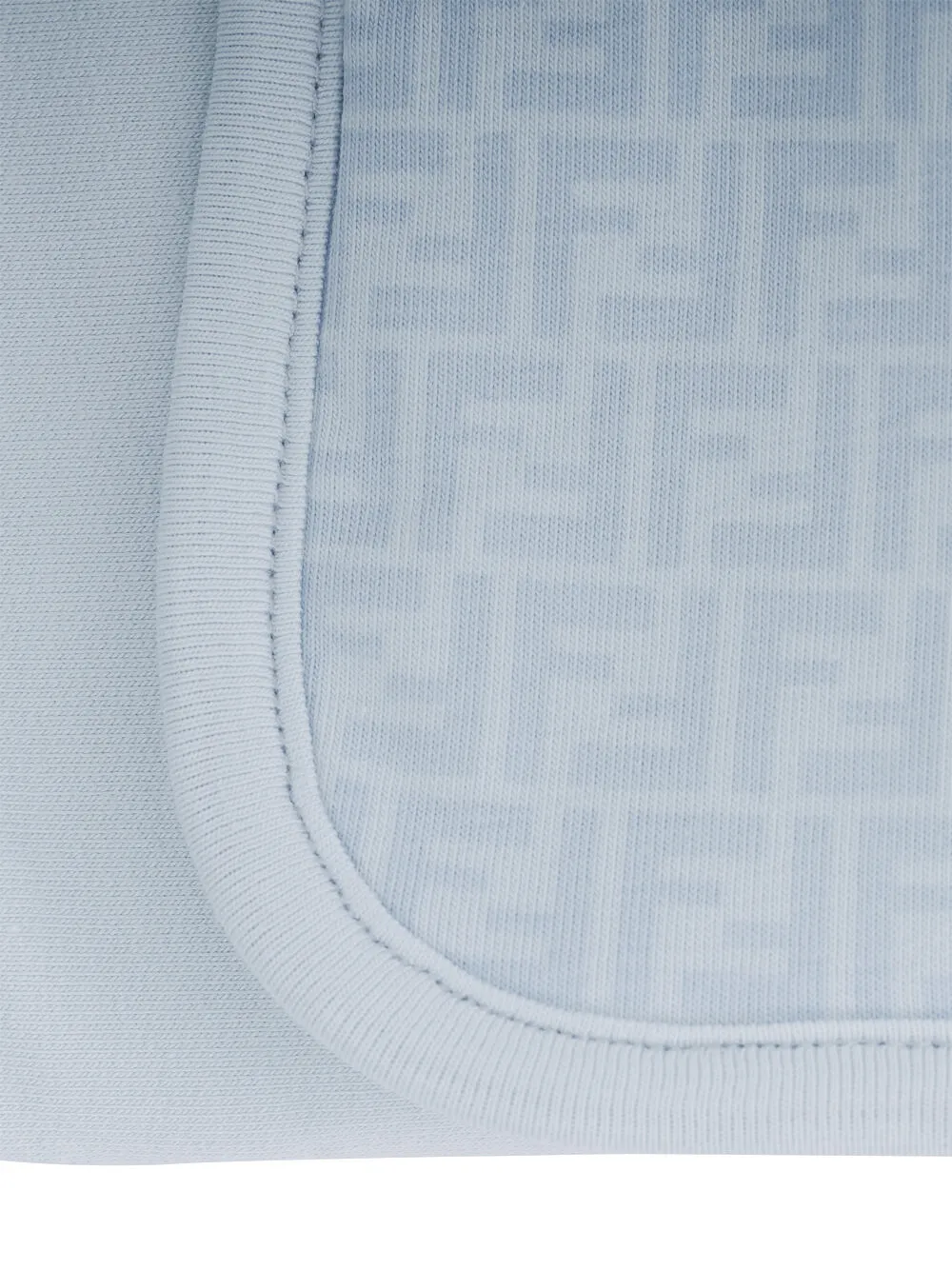  Fendi Kids Logo Rocking-horse Blanket - Blue 