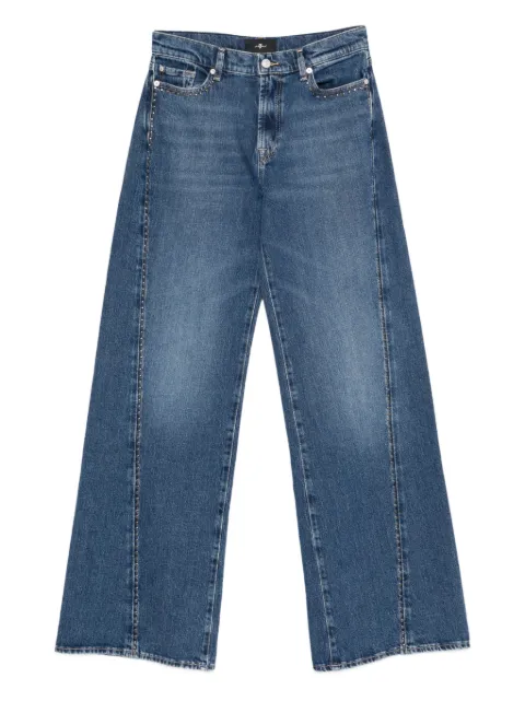 7 For All Mankind Twisted Lotta studded jeans