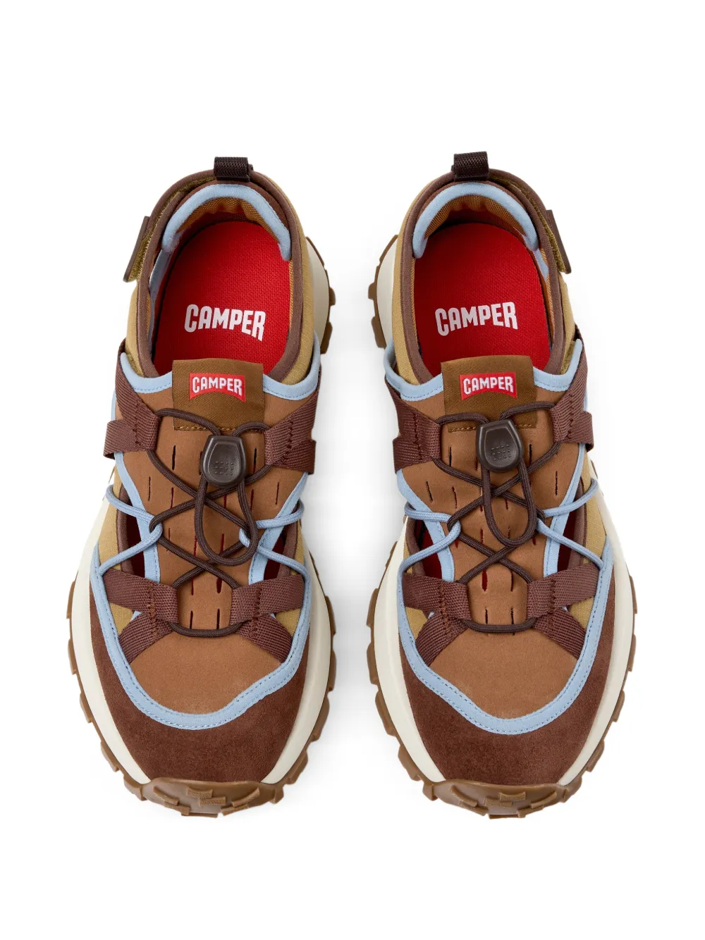 Camper Drift Trail sneakers met bandje Bruin