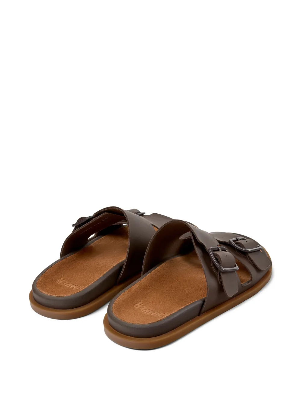 Camper Luc sandalen met gespbandje Bruin