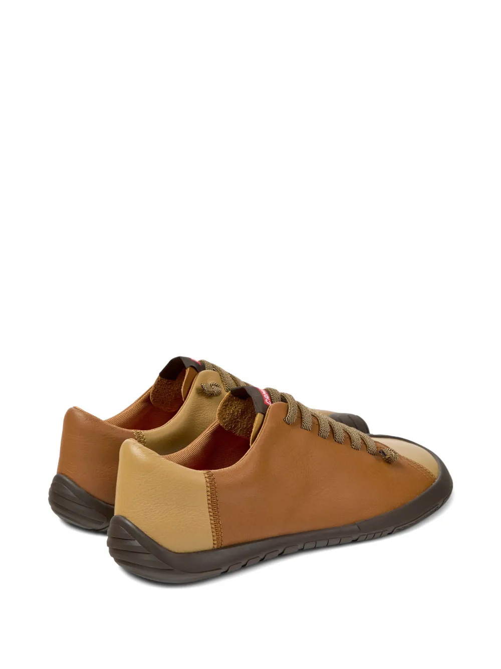 Camper Peu Path+ two-tone leather sneakers Bruin