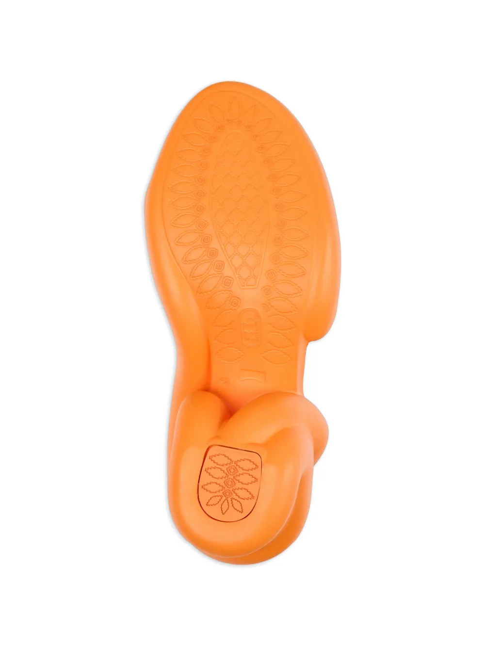 Camper Kobarah sandalen met hak Oranje
