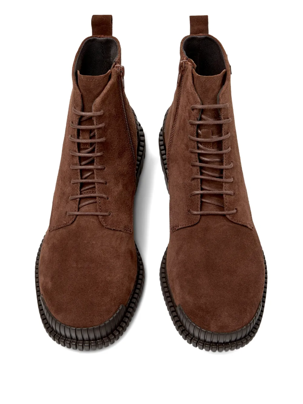 Camper laces zip-up ankle boots Bruin