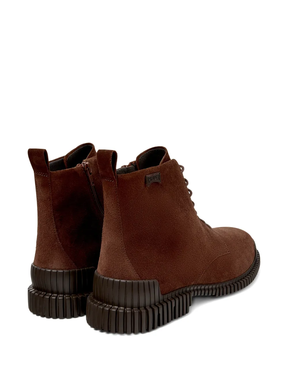 Camper laces zip-up ankle boots Bruin