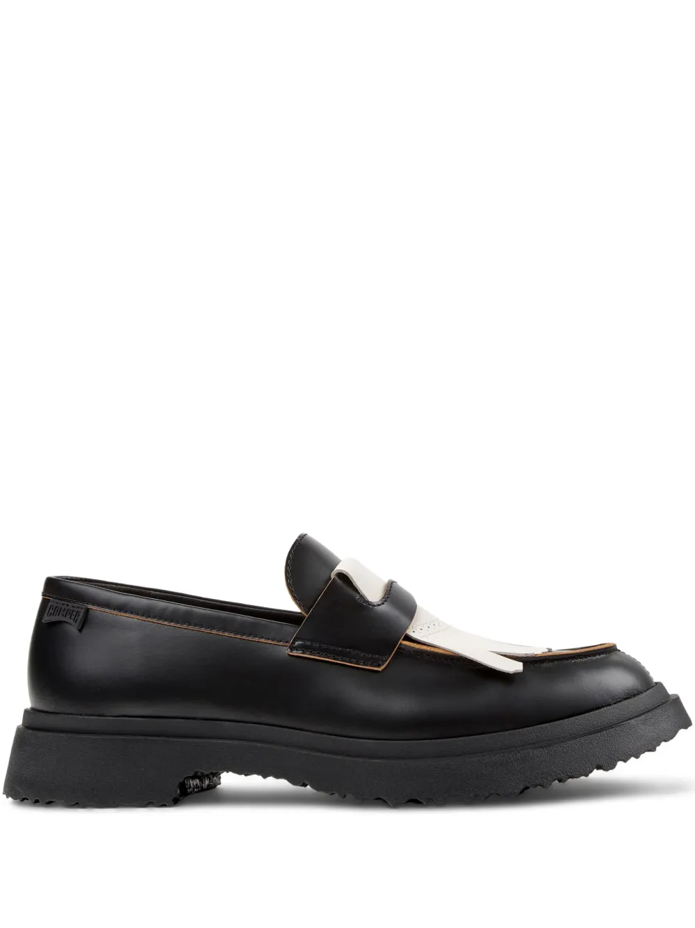 Camper Twins fringed walden loafers - Nero