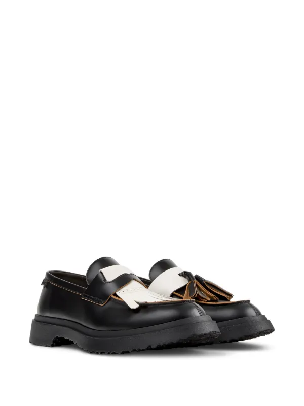 CAMPER Twins ローファー Camper Twins フリンジ ローファー | ブラック | FARFETCH JP