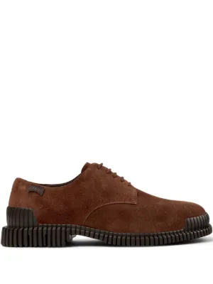 Martine Rose x Clarks croc-embossed Derby Shoes | Brown | FARFETCH
