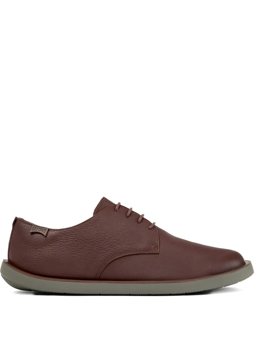 Camper Wagon leather lace-up derby shoes - Braun