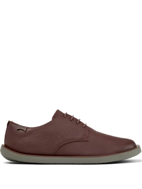 Camper Wagon leather lace-up derby shoes