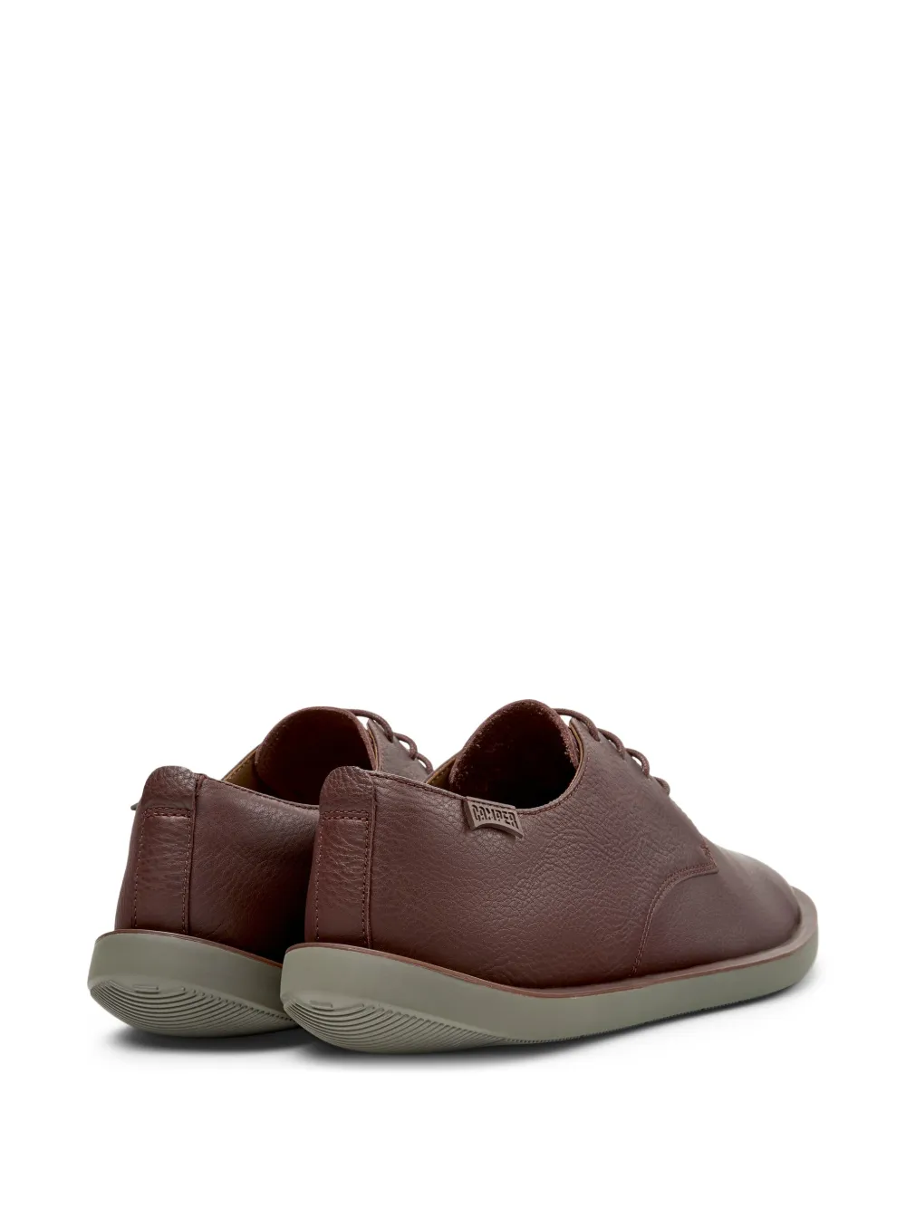 Wagon Leather Lace-Up Derby Shoes