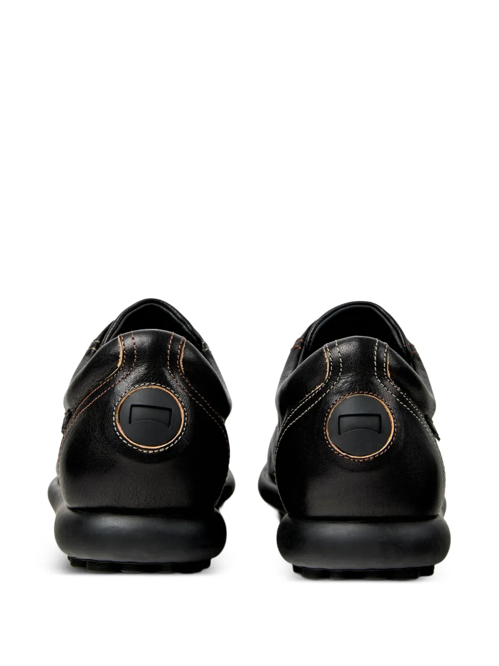 Camper Pelotas Ariel leren sneakers met stiksel Zwart