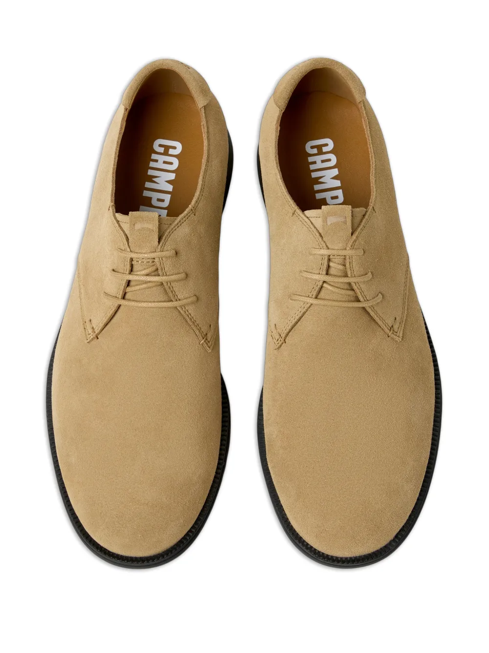 Camper 1913 suède derby schoenen Bruin